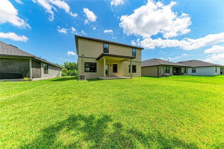 Back yard/Back of House