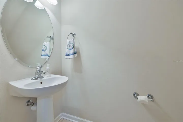 Half Bath on first level