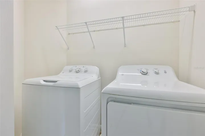 Washer & Dryer included. Upstairs for convenience.