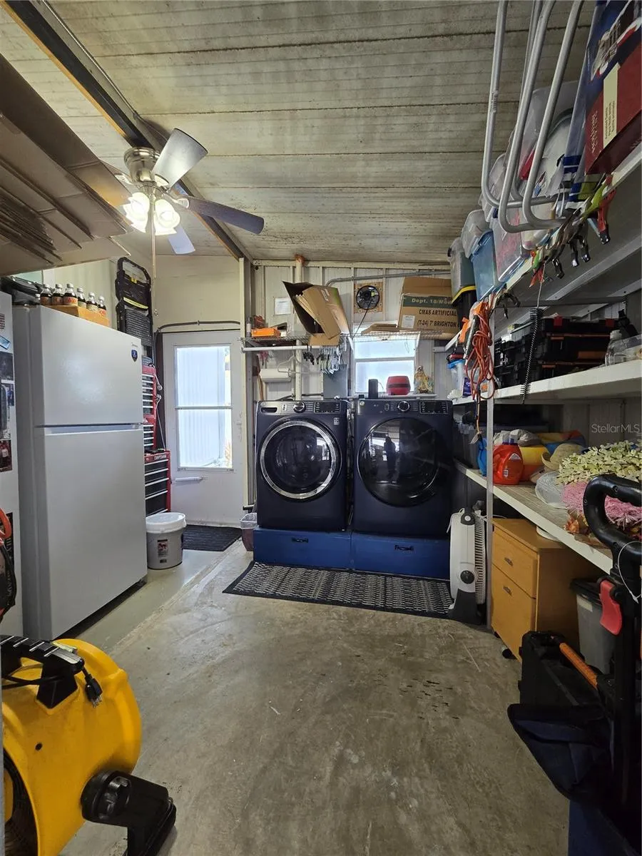 Workshop/Laundry Area