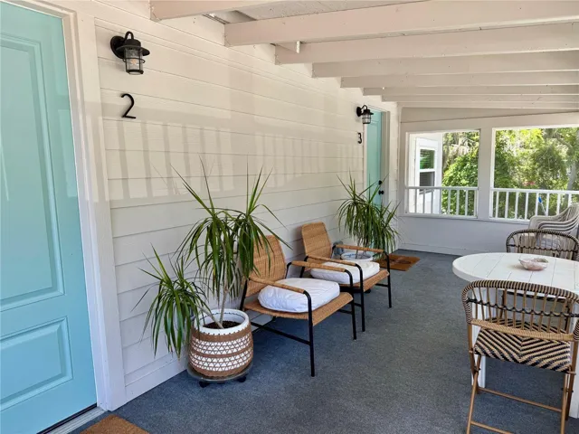 Patio is shared with #2