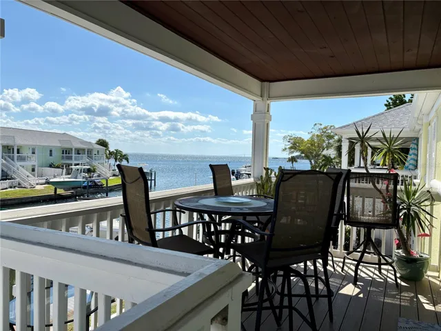 VIEW FROM COVERED PATIO