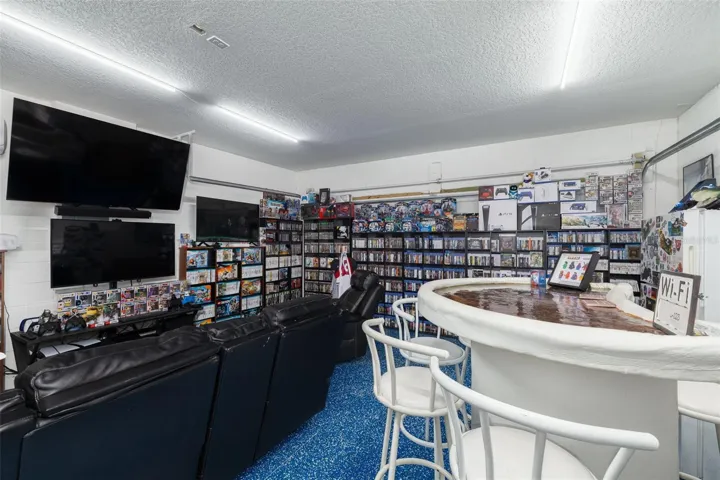 2 Car Garage - Still can function as a garage - Being used as a Man Cave