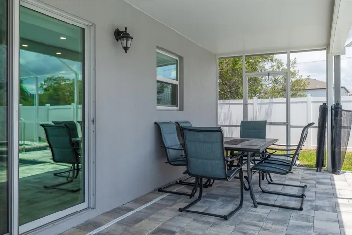 Screened Porch with gates on both sides