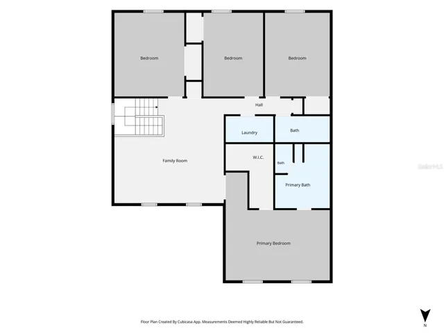 Upstairs -  layout