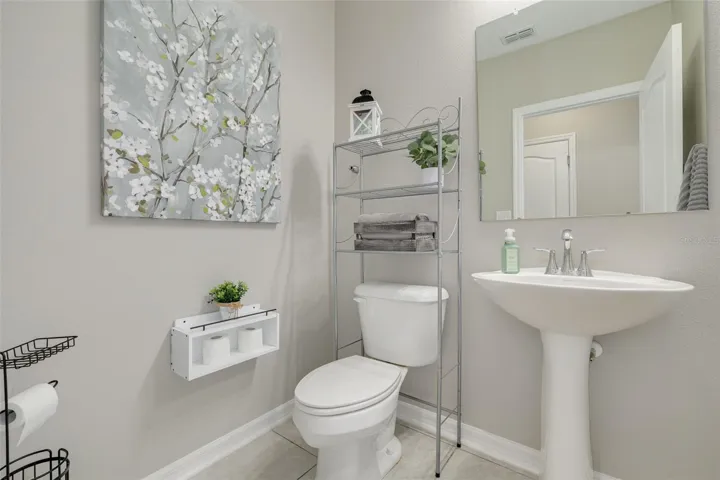 Half bath- Downstairs