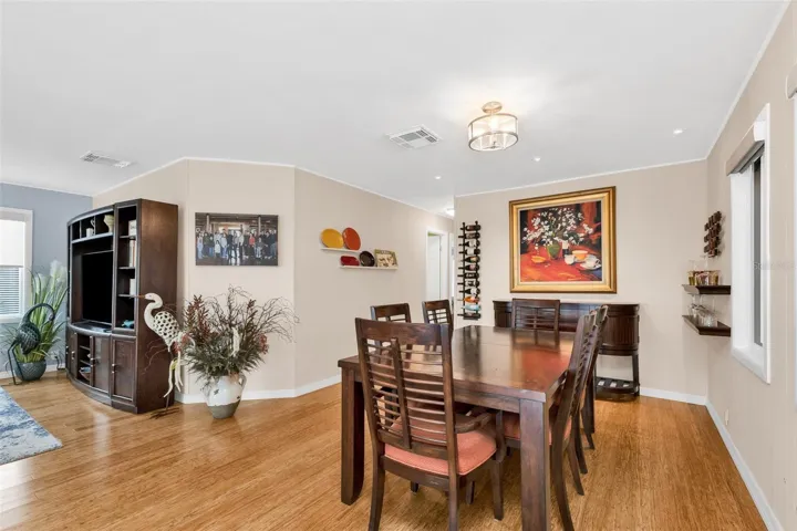 Entering the home (Dining room)