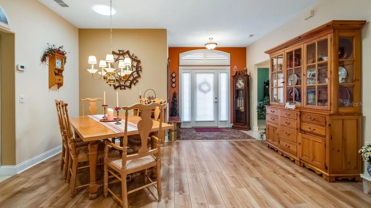 Open floor plan Entry Way and Formal Dining Room