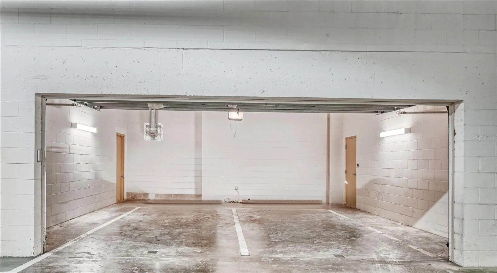 2 deeded two-car garages located in garage on upper level