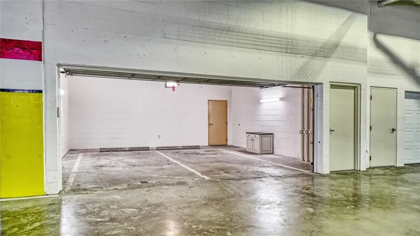 2 deeded two-car garages located in garage on upper level