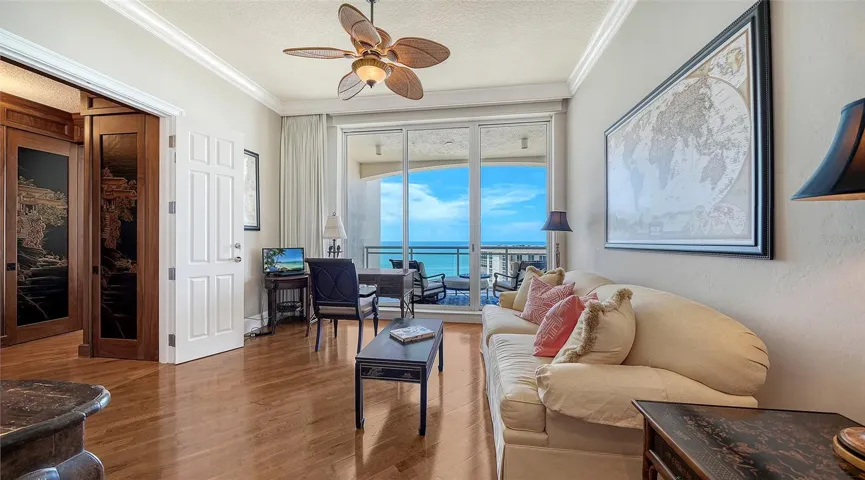 SITTING ROOM ON OTHER SIDE OF CONNECTING HALL IN 1206 (FORMER GUEST ROOM)