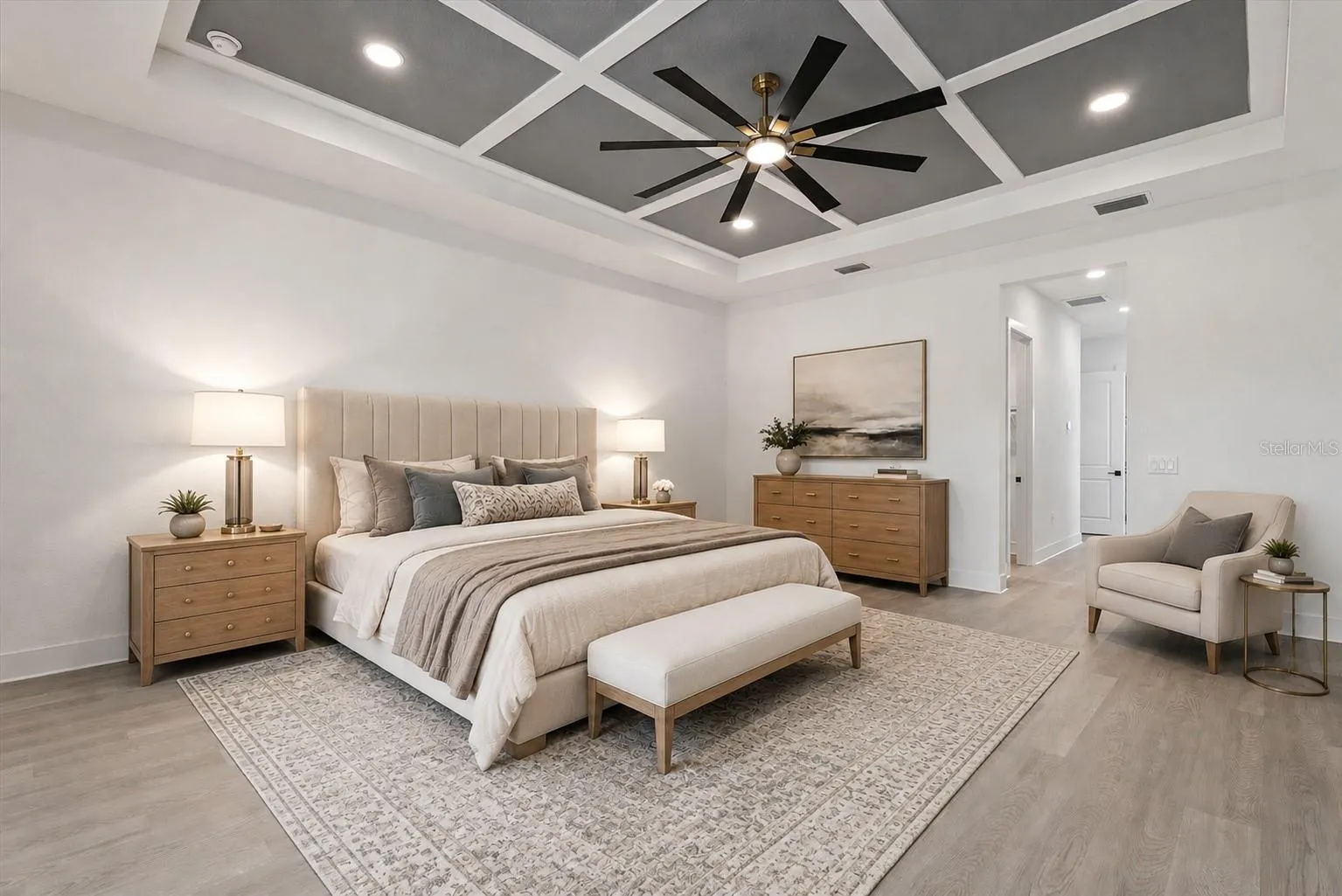 Virtual Staged Primary Suite