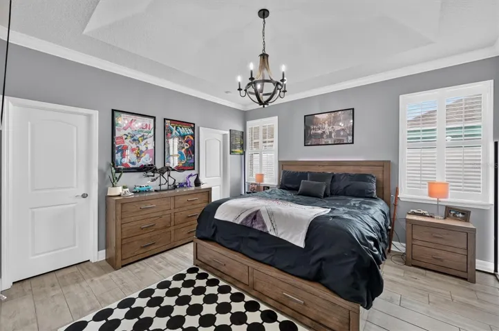 2465 Annacella Ave. -  Private large master bedroom with plantation shutters