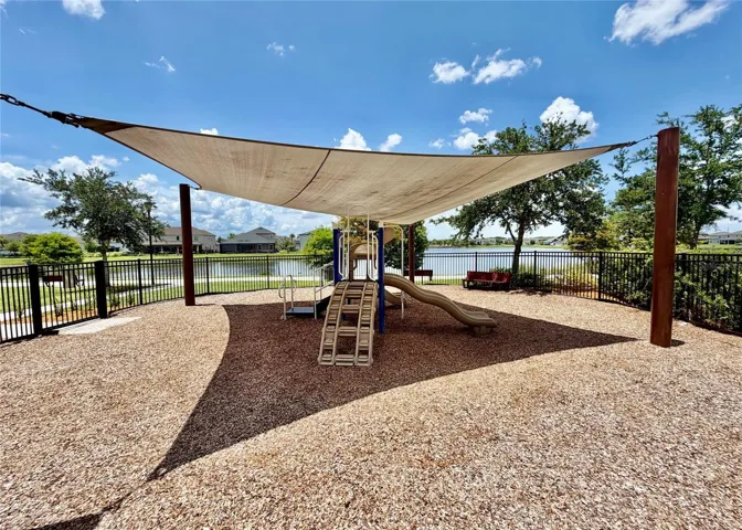 Tapestry Covered Playground