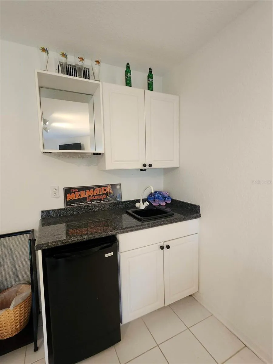 has small kitchenette