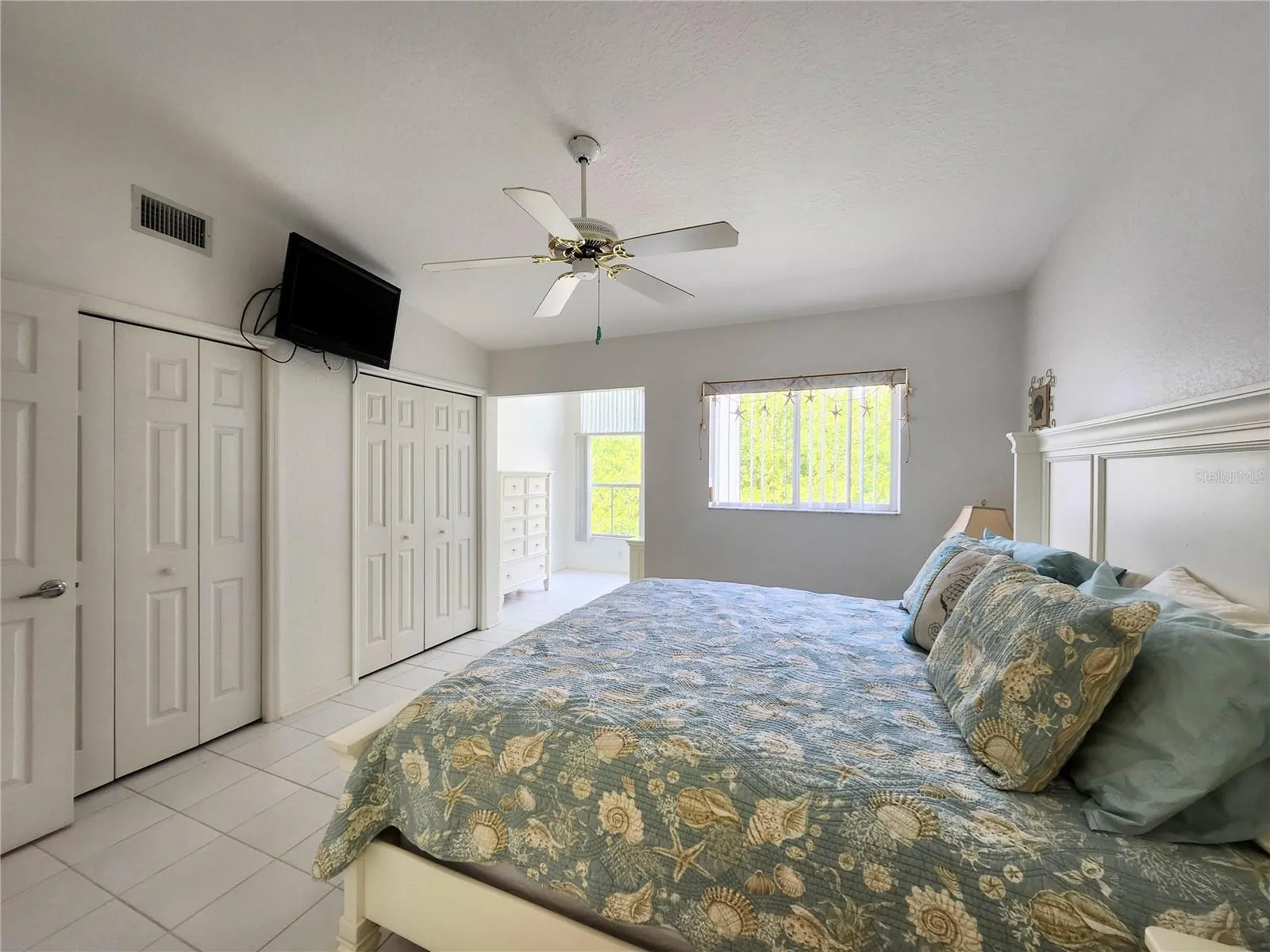 Large double closets