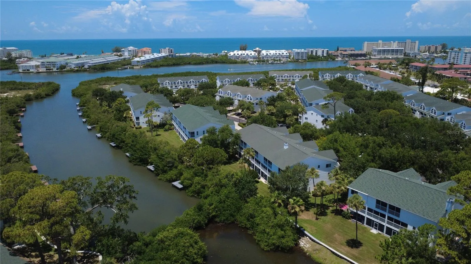 Beautiful waterfront neighborhood