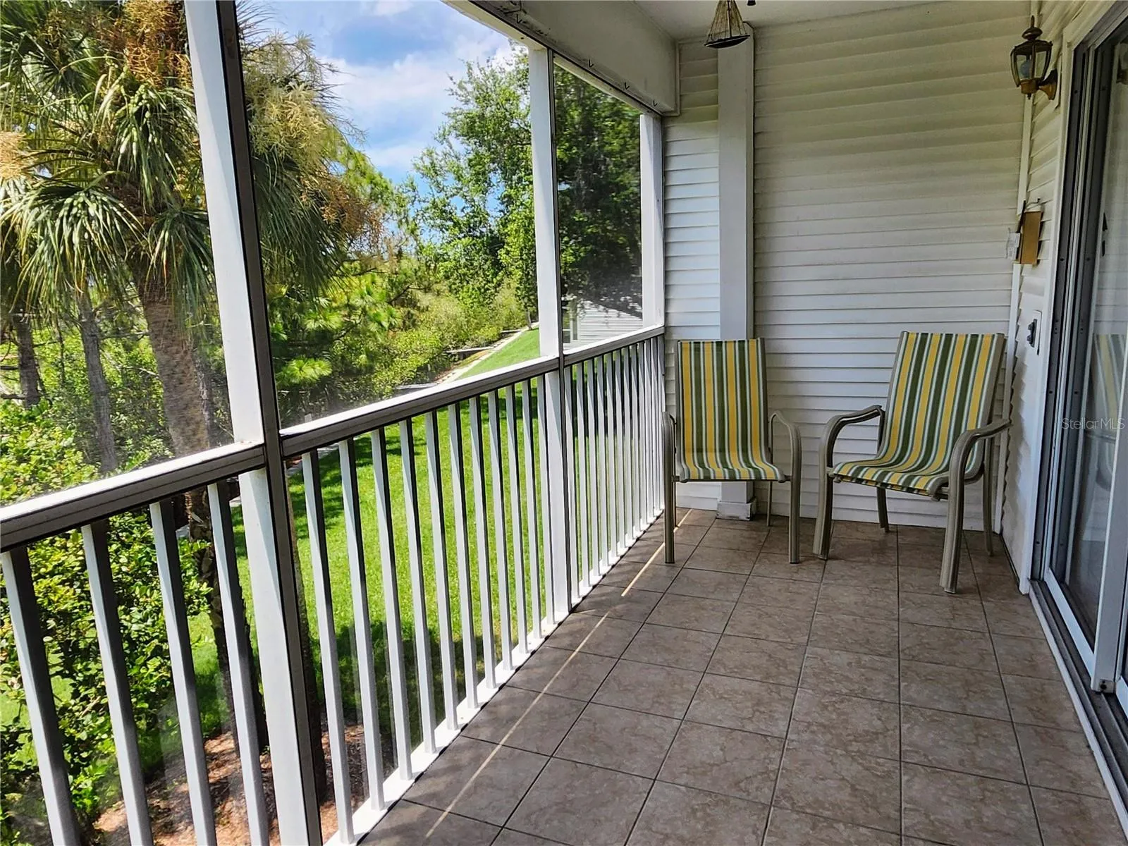 Screened patios on all 3 floors