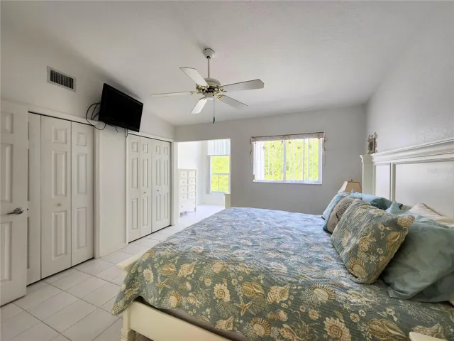 Large double closets