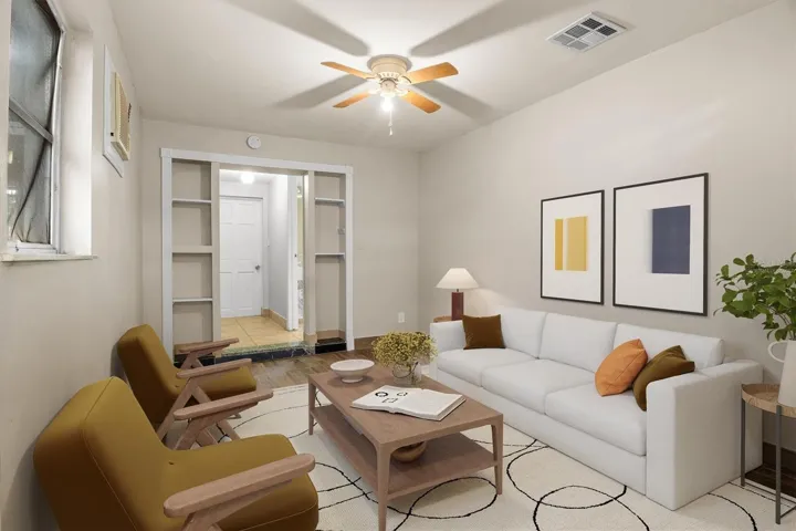 Virtually Staged Living Room