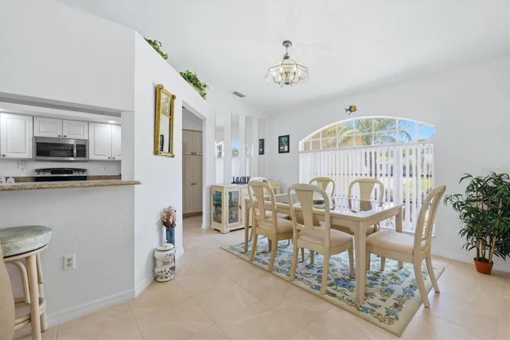 Open Dining Room Area.