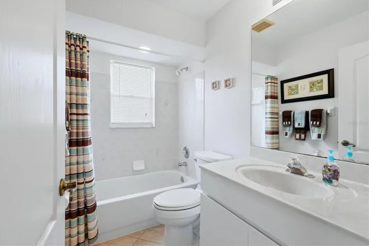2nd Bath with Tub &amp; Shower.