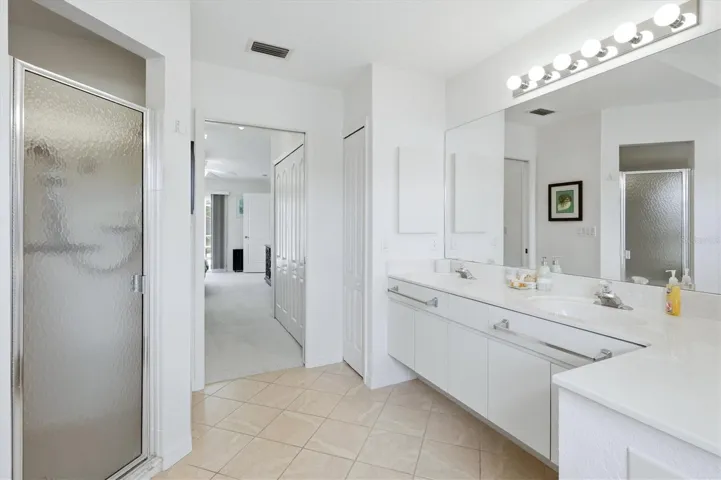 Primary Bath, Dual Sinks, Stand-alone Shower, Separate Soaking Tub.