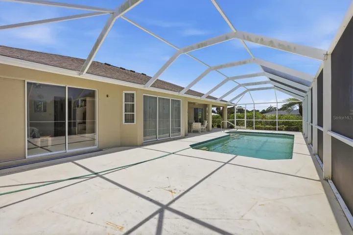Heated Pool &amp; Large open area ideal for Sun-Bathing.