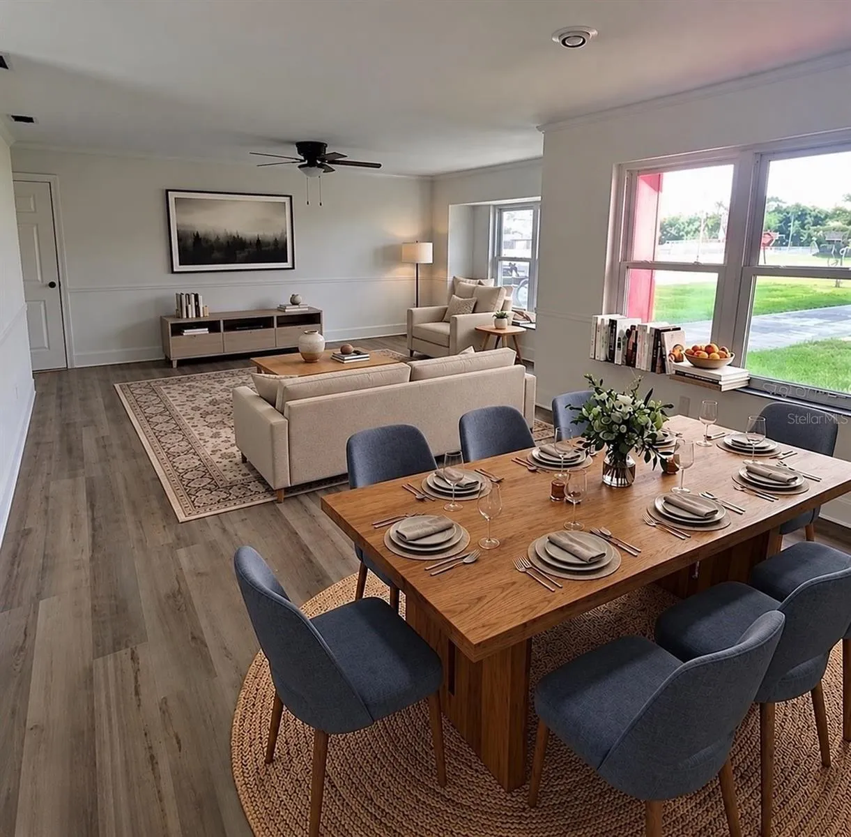 dining/living area