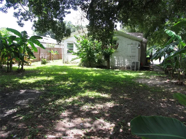 Rear of home