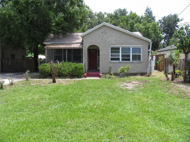 View of home from road