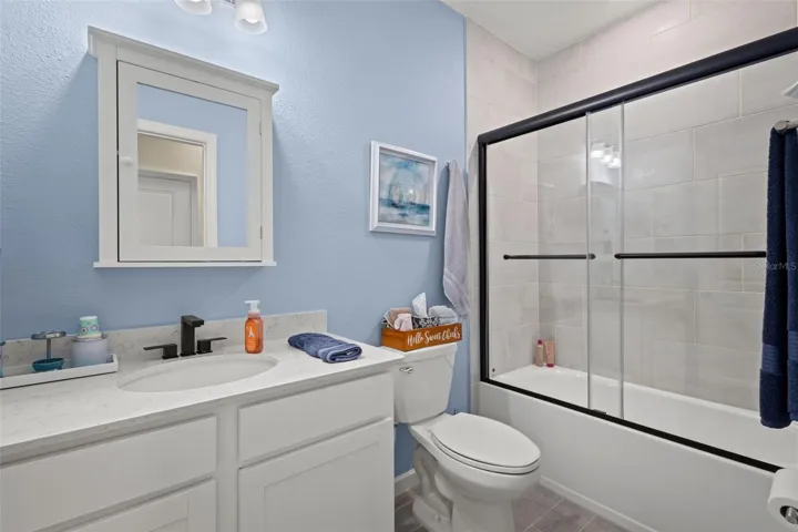 Hallway bathroom
