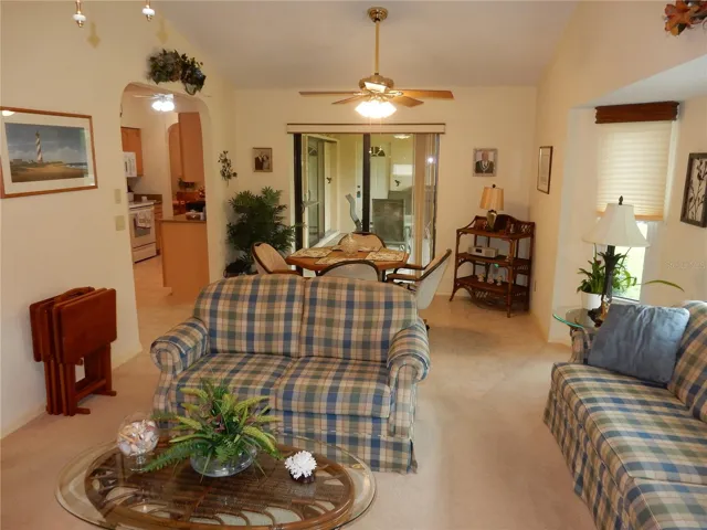 Family Room to Dinette Area