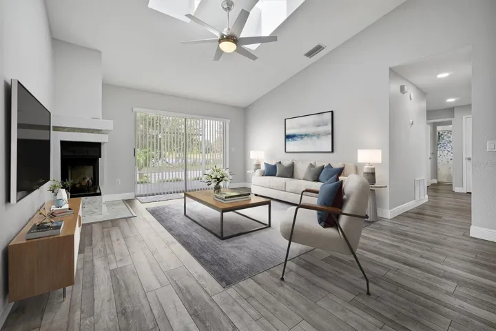 Living Room Virtually Staged