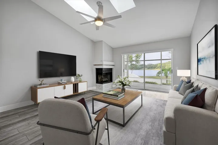 Living Room Virtually Staged
