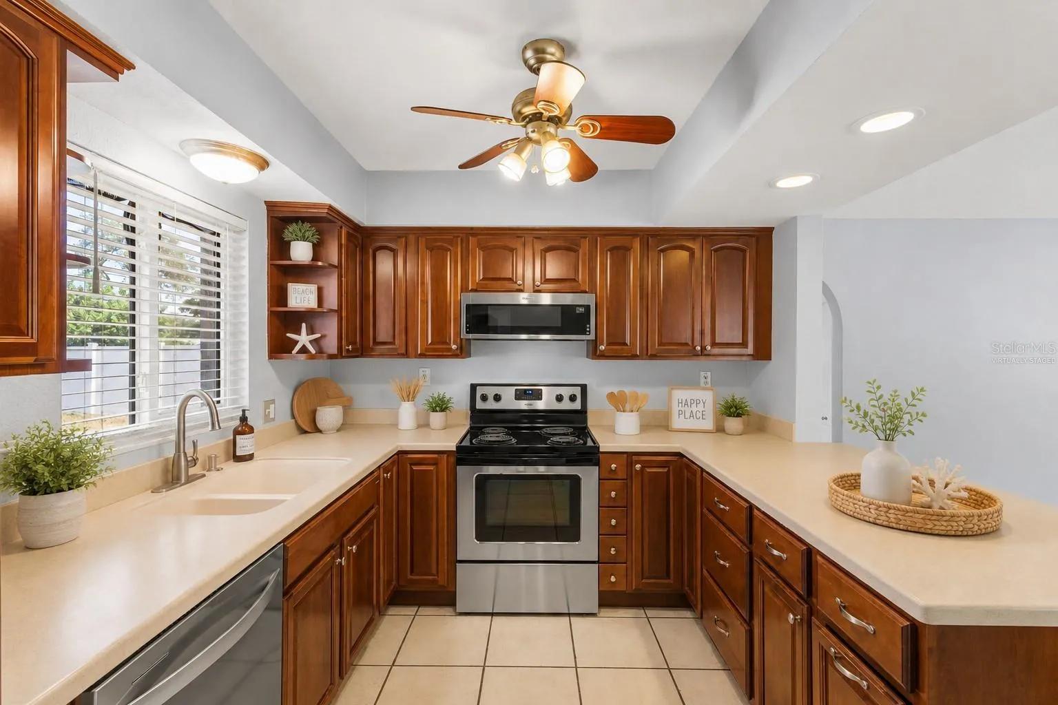 Virtually Staged Kitchen