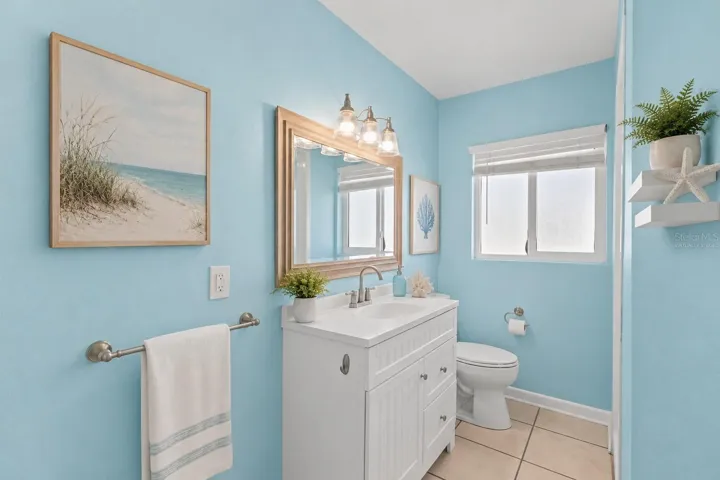 Virtually Staged Bathroom