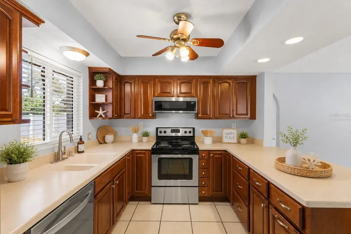 Virtually Staged Kitchen