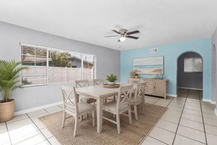 Virtually Staged Dining Room