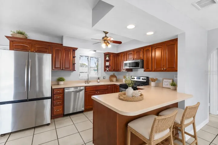 Virtually Staged Kitchen