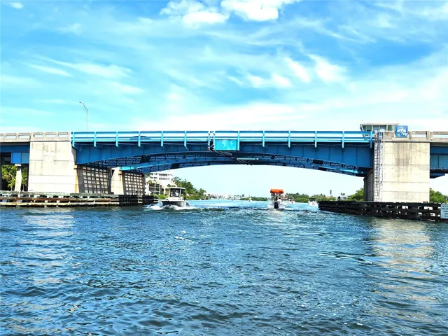 drawbridge to the north.