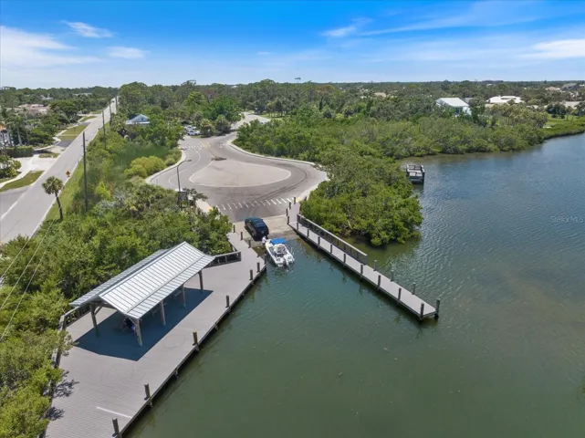 additional dock near Casey Key Tiki to right of bridge. Public restrooms available and picnic areas.