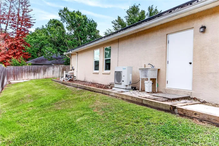 new upgraded HVAC system; outside sink; salt pool system