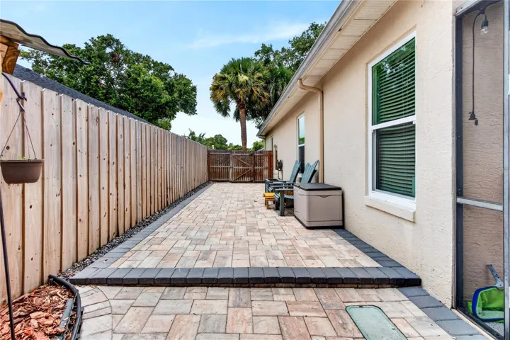 side paver patio