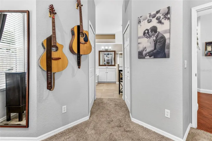 2 custom closets for the primary suite