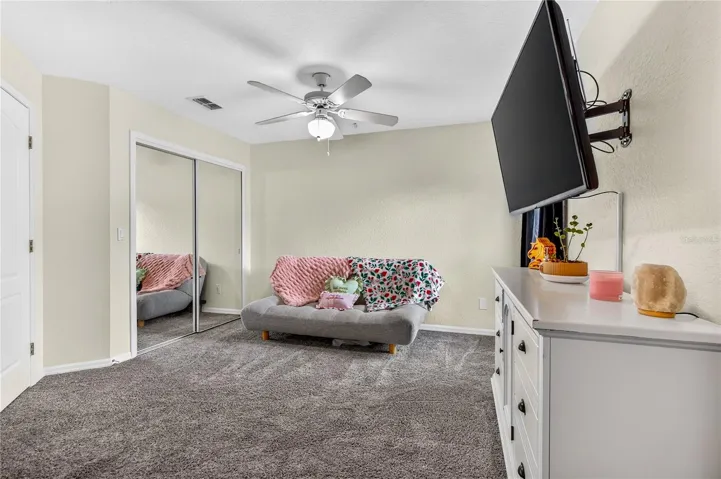 Bedroom 3 has two closets