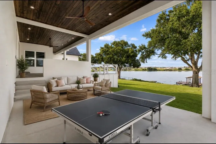 VIRTUALLY STAGED under roof outdoor space
