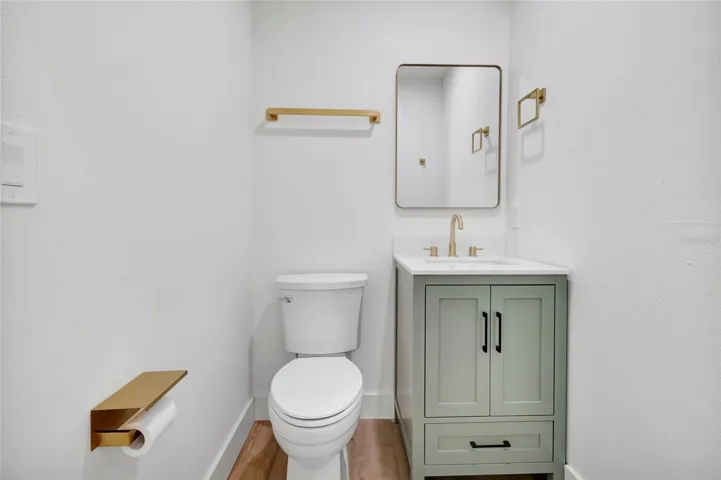 half bath downstairs