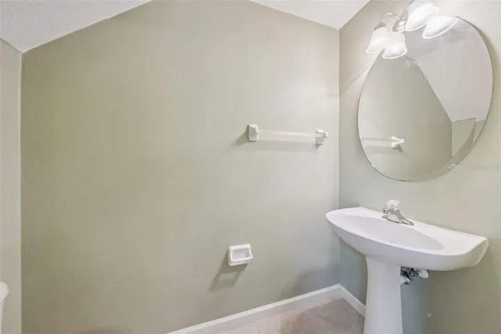 First floor 1/2 bath.