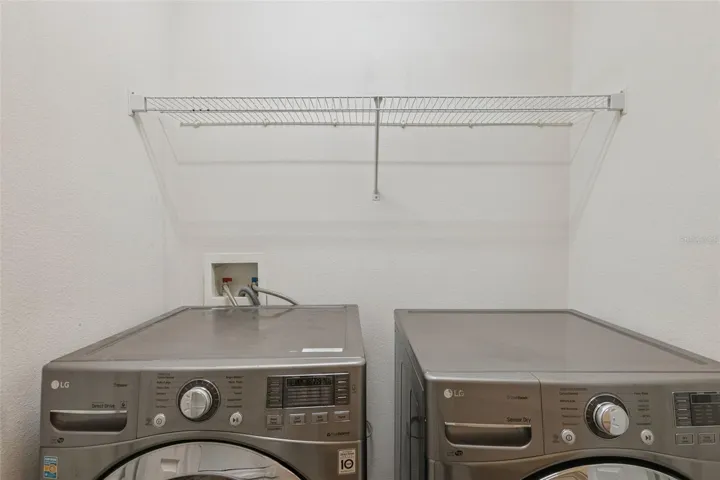 Washer &amp; dryer included.